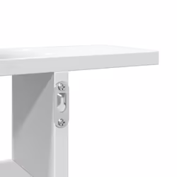 vidaXL Wall Shelves Wall Storage Shelf Floating Shelf 2 pcs Engineered Wood - white, 38 x 12 x 38 cm - Additional view 8