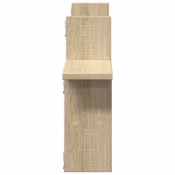 vidaXL Wall Shelves Wall Storage Shelf Floating Shelf 2 pcs Engineered Wood - sonoma oak, 38 x 12 x 38 cm - Additional view 4