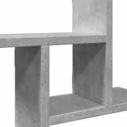 vidaXL Wall Shelves Wall Storage Shelf Floating Shelf 2 pcs Engineered Wood - concrete grey, 38 x 12 x 38 cm - Additional view 7