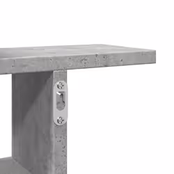 vidaXL Wall Shelves Wall Storage Shelf Floating Shelf 2 pcs Engineered Wood - concrete grey, 38 x 12 x 38 cm - Additional view 8