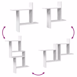 VidaXL 853254 shelve Wood White - Additional view 7