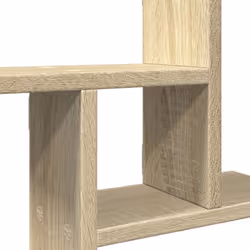 vidaXL Wall Shelves Wall Storage Shelf Floating Shelf 2 pcs Engineered Wood - sonoma oak, 50 x 12 x 50 cm - Additional view 7