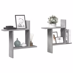 VidaXL 853257 shelve Wood Grey