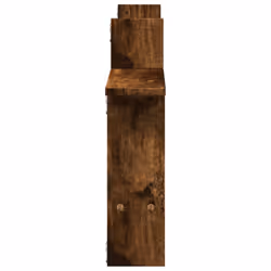 vidaXL Wall Shelves Wall Storage Shelf Floating Shelf 2 pcs Engineered Wood - smoked oak, 50 x 12 x 50 cm - Additional view 4