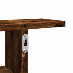 vidaXL Wall Shelves Wall Storage Shelf Floating Shelf 2 pcs Engineered Wood - smoked oak, 50 x 12 x 50 cm - Additional view 8