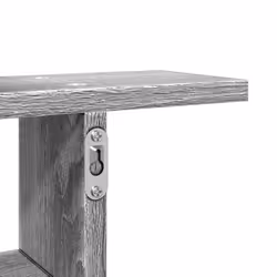 vidaXL Wall Shelves Wall Storage Shelf Floating Shelf 2 pcs Engineered Wood - grey sonoma, 50 x 12 x 50 cm - Additional view 8