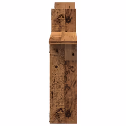 vidaXL Wall Shelves Wall Storage Shelf Floating Shelf 2 pcs Engineered Wood - old wood, 50 x 12 x 50 cm - Additional view 4