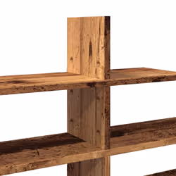 vidaXL Wall Shelf Floating Shelf Storage Shelf Smoked Oak Engineered Wood - old wood - Additional view 6