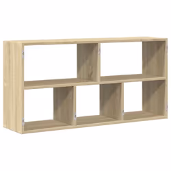 vidaXL Wall Shelf Floating Shelf Storage Shelf Engineered Wood - sonoma oak - Additional view 5