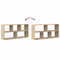vidaXL Wall Shelf Floating Shelf Storage Shelf Engineered Wood - sonoma oak - Additional view 6