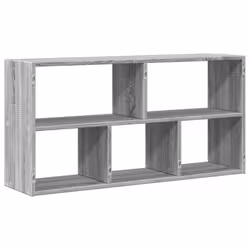 vidaXL Wall Shelf Floating Shelf Storage Shelf Engineered Wood - grey sonoma - Additional view 5