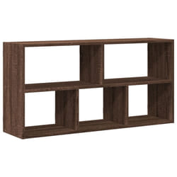 vidaXL Wall Shelf Floating Shelf Storage Shelf Engineered Wood - brown oak