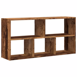 vidaXL Wall Shelf Floating Shelf Storage Shelf Engineered Wood - old wood