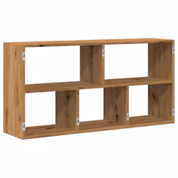 vidaXL Wall Shelf Floating Shelf Storage Shelf Engineered Wood - oak - Additional view 5