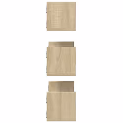 vidaXL Wall Shelves Wall Storage Shelf Floating Shelf 3 pcs Engineered Wood - sonoma oak, 58 x 18 x 18 cm - Additional view 4