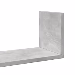 vidaXL Wall Shelves Wall Storage Shelf Floating Shelf 3 pcs Engineered Wood - concrete grey, 58 x 18 x 18 cm - Additional view 6