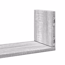 vidaXL Wall Shelves Wall Storage Shelf Floating Shelf 3 pcs Engineered Wood - grey sonoma - Additional view 7