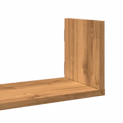 vidaXL Wall Shelves Wall Storage Shelf Floating Shelf 3 pcs Engineered Wood - oak - Additional view 6
