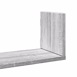 vidaXL Wall Shelves Wall Storage Shelf Floating Shelf 3 pcs Engineered Wood - grey sonoma, 80 x 18 x 18 cm - Additional view 6