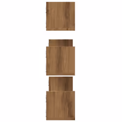 vidaXL Wall Shelves Storage Floating Shelf 3 pcs Artisian Oak Engineered Wood - Additional view 4