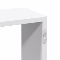 vidaXL Wall Shelf Floating Shelf Rack Wall Cube Storage Shelf Engineered Wood - white - Additional view 7