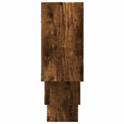 vidaXL Wall Shelf Floating Shelf Rack Wall Cube Storage Shelf Engineered Wood - smoked oak - Additional view 4