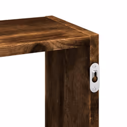 vidaXL Wall Shelf Floating Shelf Rack Wall Cube Storage Shelf Engineered Wood - smoked oak - Additional view 7