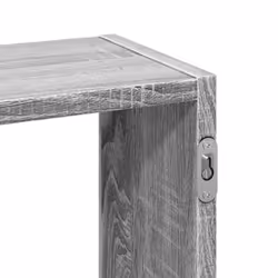 vidaXL Wall Shelf Floating Shelf Rack Wall Cube Storage Shelf Engineered Wood - grey sonoma - Additional view 7