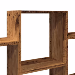 vidaXL Wall Shelf Floating Shelf Rack Wall Cube Storage Shelf Engineered Wood - old wood - Additional view 6