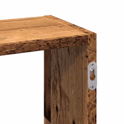 vidaXL Wall Shelf Floating Shelf Rack Wall Cube Storage Shelf Engineered Wood - old wood - Additional view 7