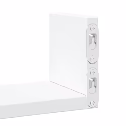 vidaXL Wall Display Shelf Floating Rack Hanging Shelf Engineered Wood 3 pcs - white - Additional view 7