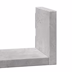 vidaXL Wall Display Shelf Floating Rack Hanging Shelf Engineered Wood 3 pcs - concrete grey, 40 x 10 x 10.5 cm - Additional view 6