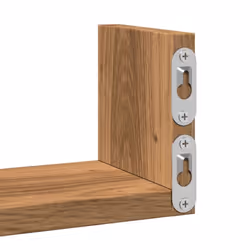 vidaXL Wall Display Shelf Floating Rack Hanging Shelf Engineered Wood 3 pcs - oak, 40 x 10 x 10.5 cm - Additional view 7
