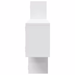 vidaXL Wall Shelf Floating Shelf Storage Shelf Engineered Wood - white - Additional view 4