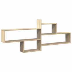 vidaXL Wall Shelf Floating Shelf Storage Shelf Engineered Wood - sonoma oak