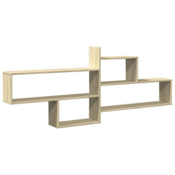 vidaXL Wall Shelf Floating Shelf Storage Shelf Engineered Wood - sonoma oak