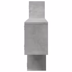 vidaXL Wall Shelf Floating Shelf Storage Shelf Engineered Wood - concrete grey - Additional view 4