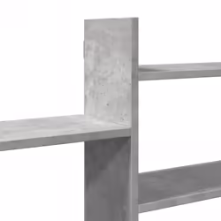 vidaXL Wall Shelf Floating Shelf Storage Shelf Engineered Wood - concrete grey - Additional view 6