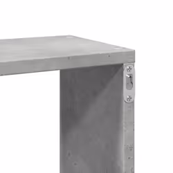 vidaXL Wall Shelf Floating Shelf Storage Shelf Engineered Wood - concrete grey - Additional view 7