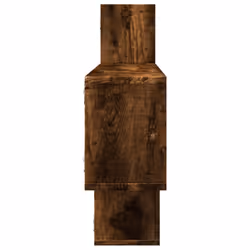 vidaXL Wall Shelf Floating Shelf Storage Shelf Engineered Wood - smoked oak - Additional view 4