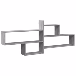 vidaXL Wall Shelf Floating Shelf Storage Shelf Engineered Wood - grey sonoma