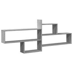 vidaXL Wall Shelf Floating Shelf Storage Shelf Engineered Wood - grey sonoma