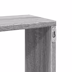 vidaXL Wall Shelf Floating Shelf Storage Shelf Engineered Wood - grey sonoma - Additional view 7