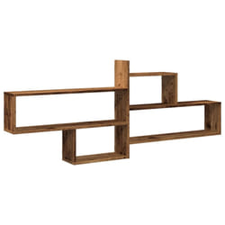 vidaXL Wall Shelf Floating Shelf Storage Shelf Engineered Wood - old wood
