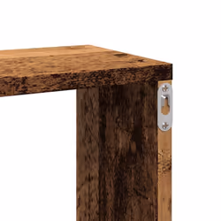 vidaXL Wall Shelf Floating Shelf Storage Shelf Engineered Wood - old wood - Additional view 7