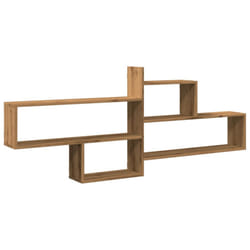 vidaXL Wall Shelf Floating Shelf Storage Shelf Engineered Wood - oak