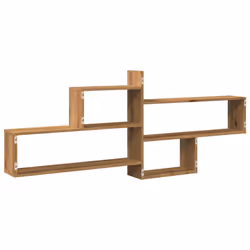 vidaXL Wall Shelf Floating Shelf Storage Shelf Engineered Wood - oak - Additional view 5