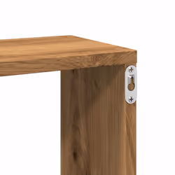 vidaXL Wall Shelf Floating Shelf Storage Shelf Engineered Wood - oak - Additional view 7