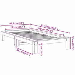 VidaXL 855327 bed frame - Additional view 8