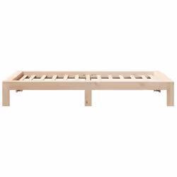 vidaXL Bed Frame without Mattress Bed Base 90x190 cm Single Solid Wood Pine - Additional view 4